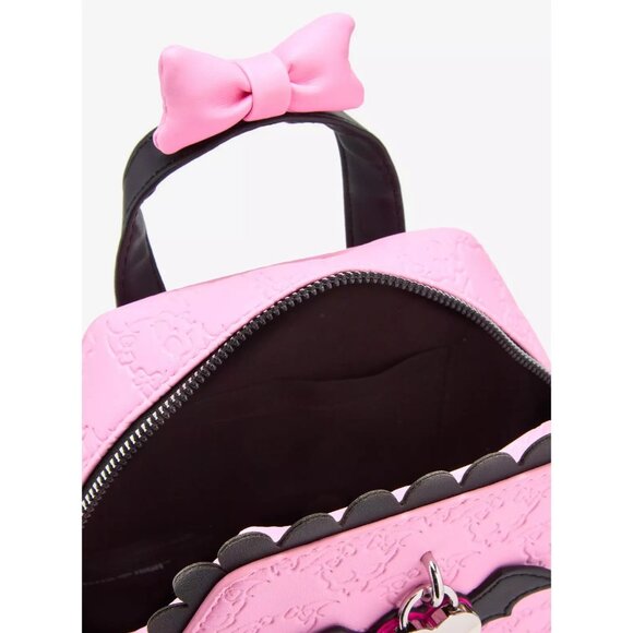 Monster High Draculaura Coffin Mini Backpack Scalloped Edges NEW - Picture 9 of 9